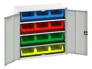 Bott Verso Basic Tool Cupboards Cupboard with shelves Verso 1050x550x1000H 3 Shelf Storage Bin Cupboard